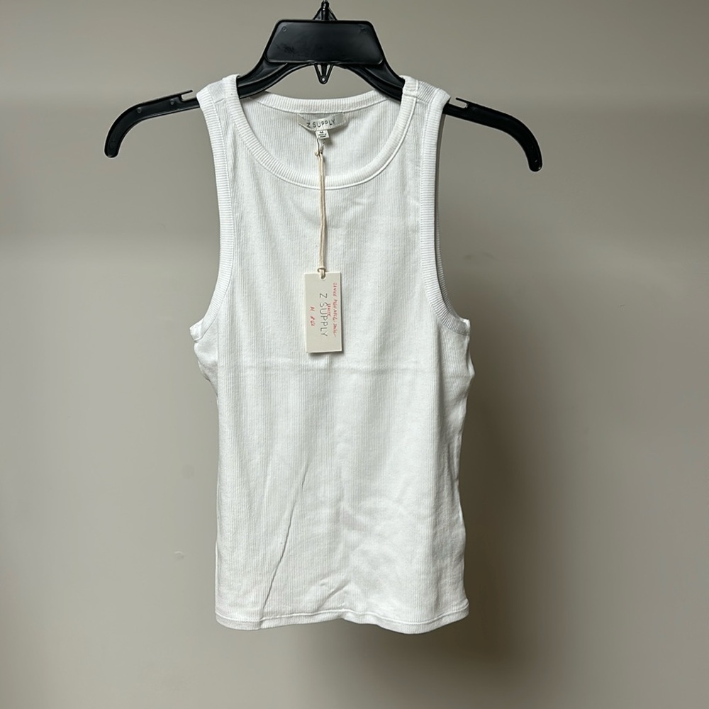 Z supply Janice high neck tank white